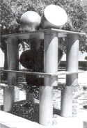 "Big A" - Bronze and Aluminum by Peter Voulkos